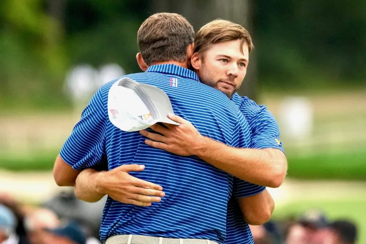 Scheffler, Burns stake Americans to Presidents Cup lead